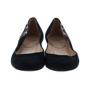 Magli by Bruno Magli Black Suede Leather Flats 39.5 US 9